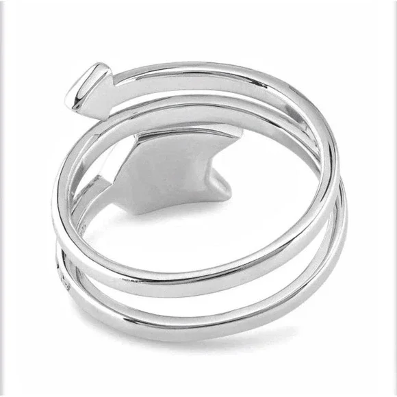 Montana Silversmiths Sterling Sky Fletched Arrow Opal Ring Size 7 MSRP $65 - NEW - Picture 7 of 8